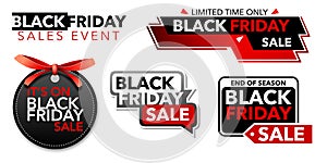 Black Friday Sale VECTOR labels selection