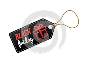 Black Friday sales. Black friday design, sale, discount, advertising, marketing price tag, sale, discount, advertising