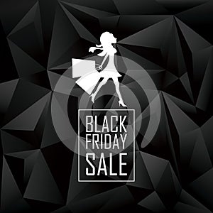 Black friday sales poster template. Special offers photo