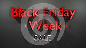 Black Friday shopping web banner design