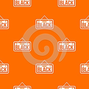 Black Friday signboard pattern seamless