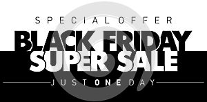 Black friday special offer banner