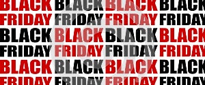 Black friday text background. Vector pattern.