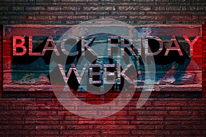 Black Friday Week web banner Black Friday background.