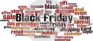 Black friday word cloud