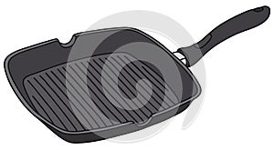 Black fry pan