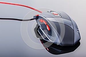 Black gaming mouse