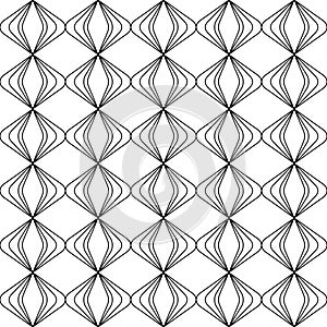 BLACK GEOMETRIC BACKGROUND PATTERN WALLART