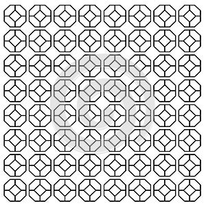 Black Geometric Blocks Pattern Texture Background