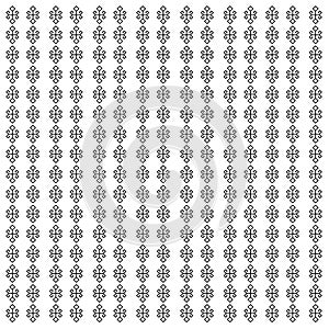 Black Geometric Ornamental Pattern Texture