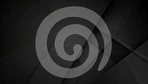 Black Geometric Overlapping Shapes Subtle Texture abstract