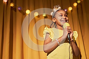 Black Girl Giving Home Show Performance