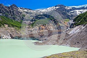 Black glacier, Nahuel Huapi National Park, Argentina photo