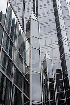 Black Glass Building Detail