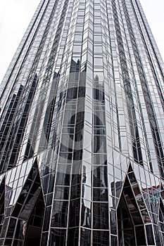 Black Glass Building Front