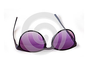 Black glasses frame. clipping path