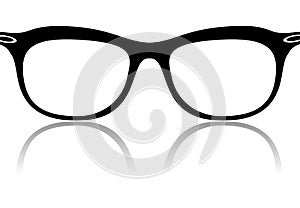 Black glasses frames