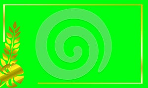 Black and gold illustration design with tropical objects