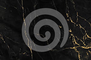 Black and gold marble texture design for cover book or brochure, poster, wallpaper background or realistic business and design art