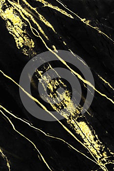 Black and gold marble texture design for cover book or brochure and wallpaper background or realistic business.