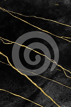 Black and gold marble texture design for cover book or brochure and wallpaper background or realistic business.