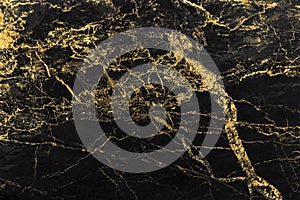 Black and gold marble texture design for cover book or brochure and wallpaper background or realistic business.