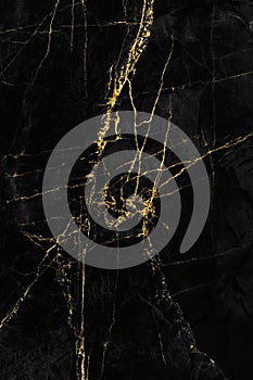 Black and gold marble texture design for cover book or brochure and wallpaper background or realistic business.