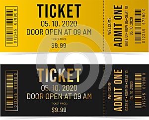 Black and Gold tickets