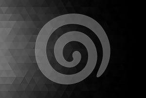 Black Gradient Background Triangle Shape Pattern