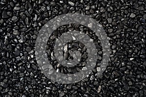 Black granular texture photo