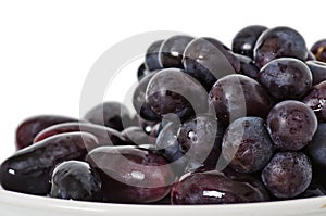 Black grapes