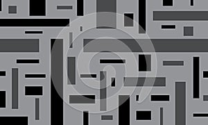 black and gray line square background. geometric rectangle pattern.