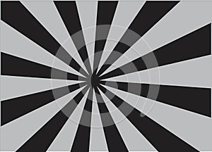 Black and gray sunburst pattern