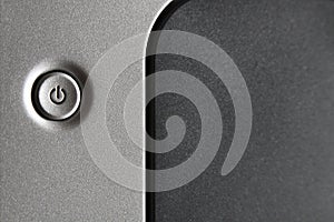 Black and gray tech equipment power button photo