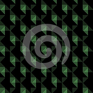 Black and green checkered background pattern