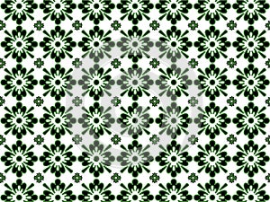 Black and Green Pattern