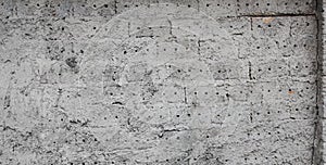 Black or grey brick wall background or texture, baner