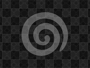 Black grey circle shaped abstract pattern for background