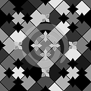 Black and grey pattern