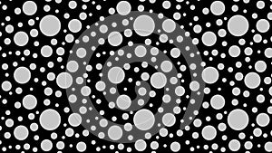 Black and Grey Seamless Random Dots pattern