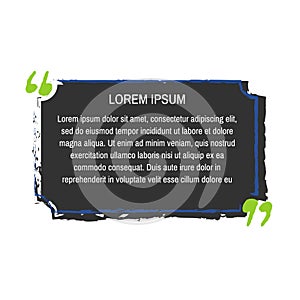 Quote box vector