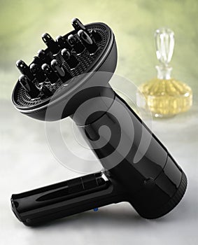 Black Hair Dryer with perfume