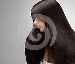 Black Hair.Good quality retouching