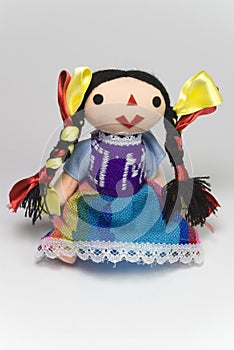 Black hair otomi doll photo