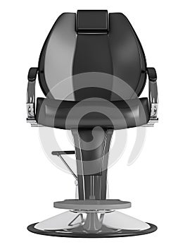 Black hairdressing salon chair