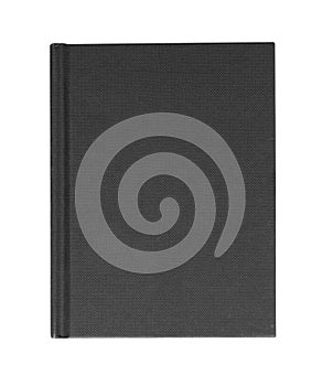 Black hardback casebound book photo