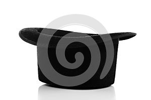 Black hat isolated on white background accesories