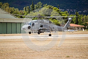 Black hawk helicopter rescue team