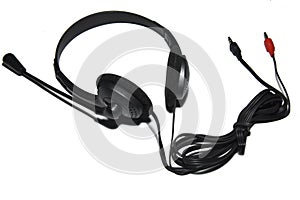 Black head phones