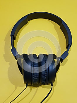 Black headphone